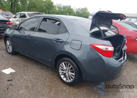 2014 Toyota Corolla Le Plus from USA, damaged, VIN 5YFBURHE2EP107923
